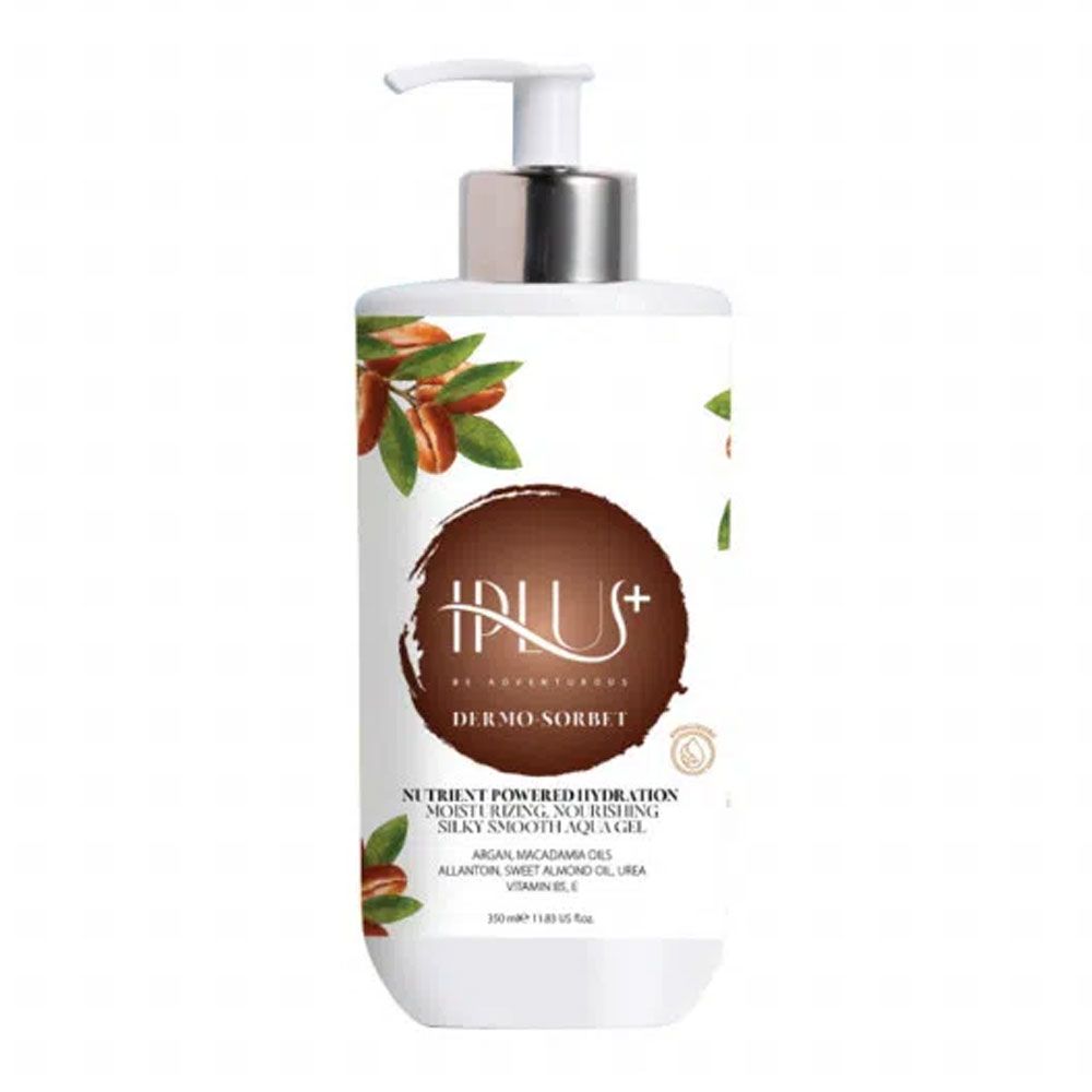 کرم ژل آبرسان و نرم کننده پوست دست و صورت و بدن حاوی روغن ماکادمیا و آرگان آی پلاس