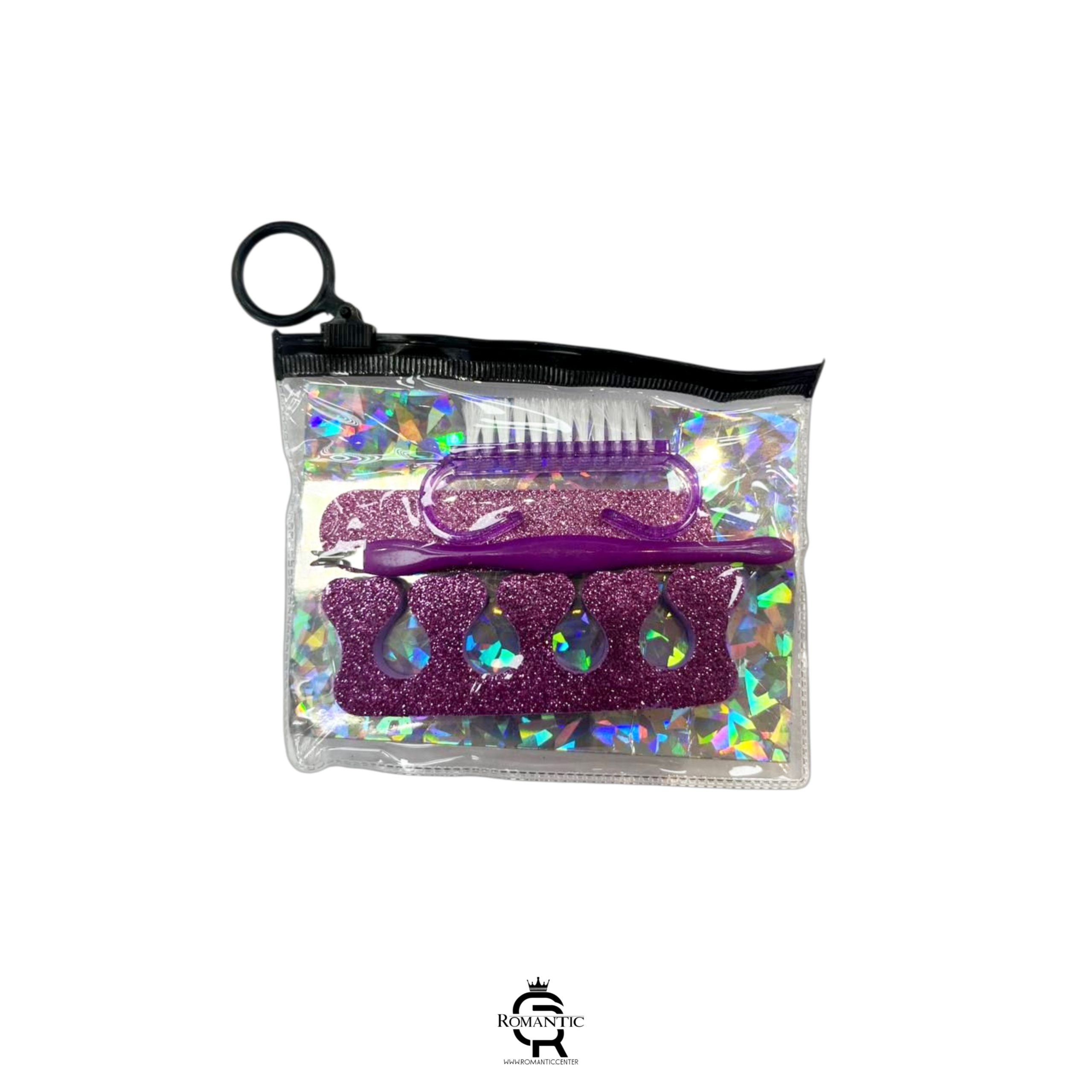 ست مانیکور کیفی شفاف