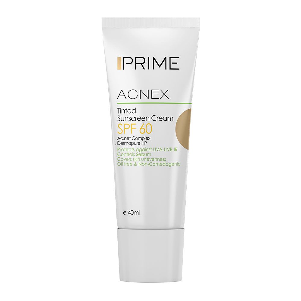 ضدآفتاب پوست مختلط تا چرب رنگی نچرال بژ spf60 پرایم