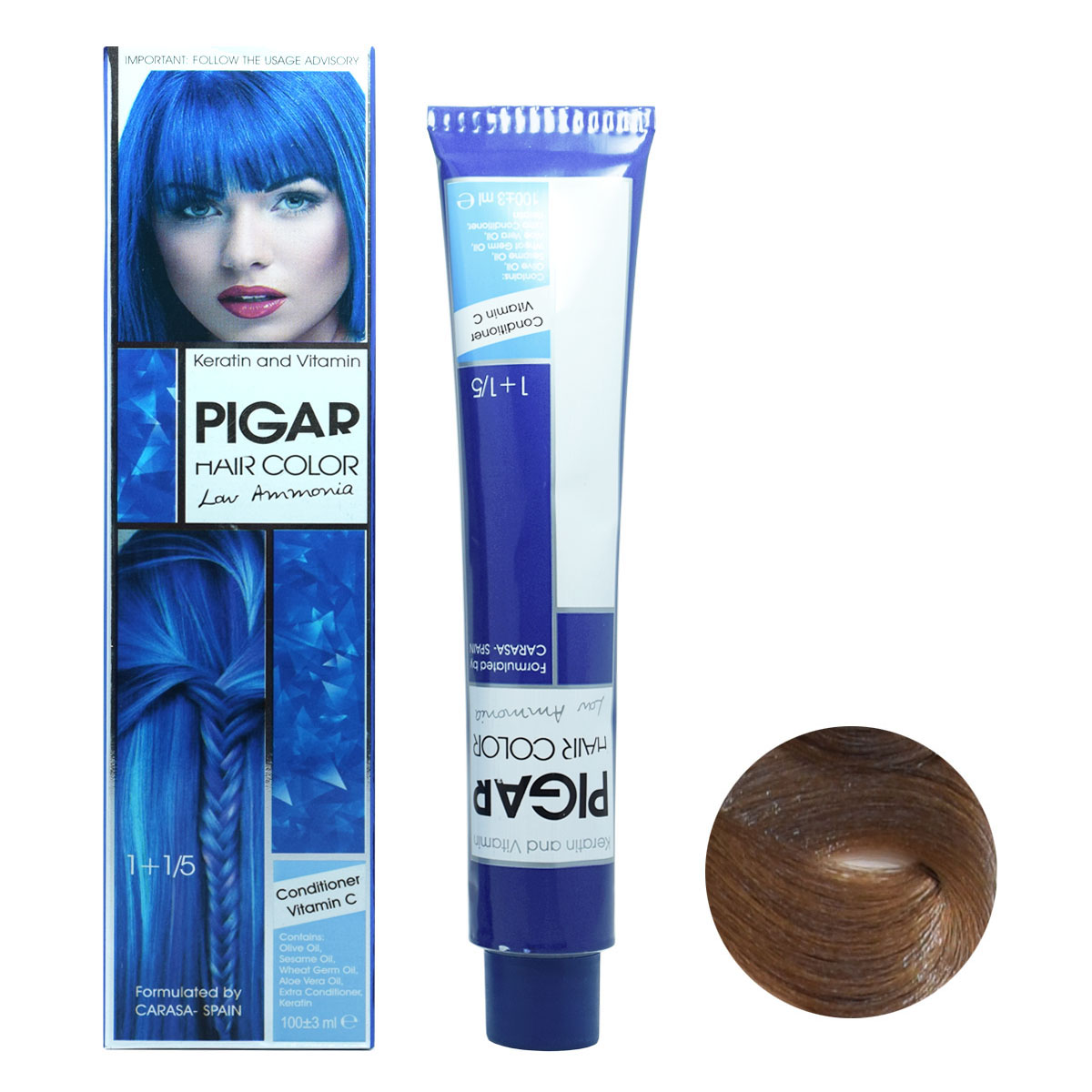 رنگ مو w4 پیگار