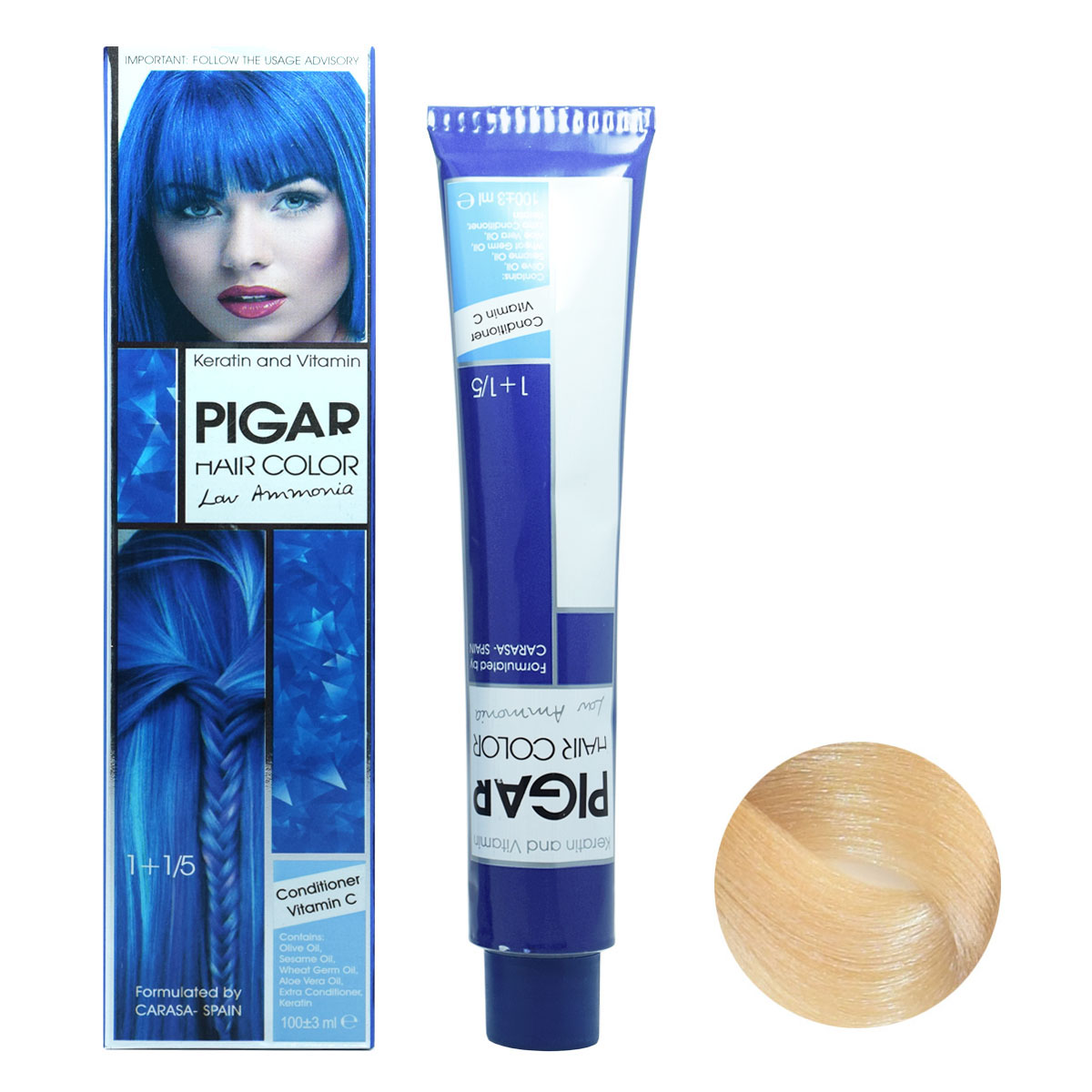 رنگ مو n10 پیگار