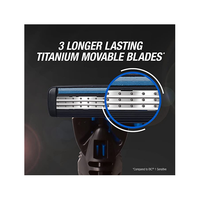 خود تراش 3 لبه کارتی مشکی بیک