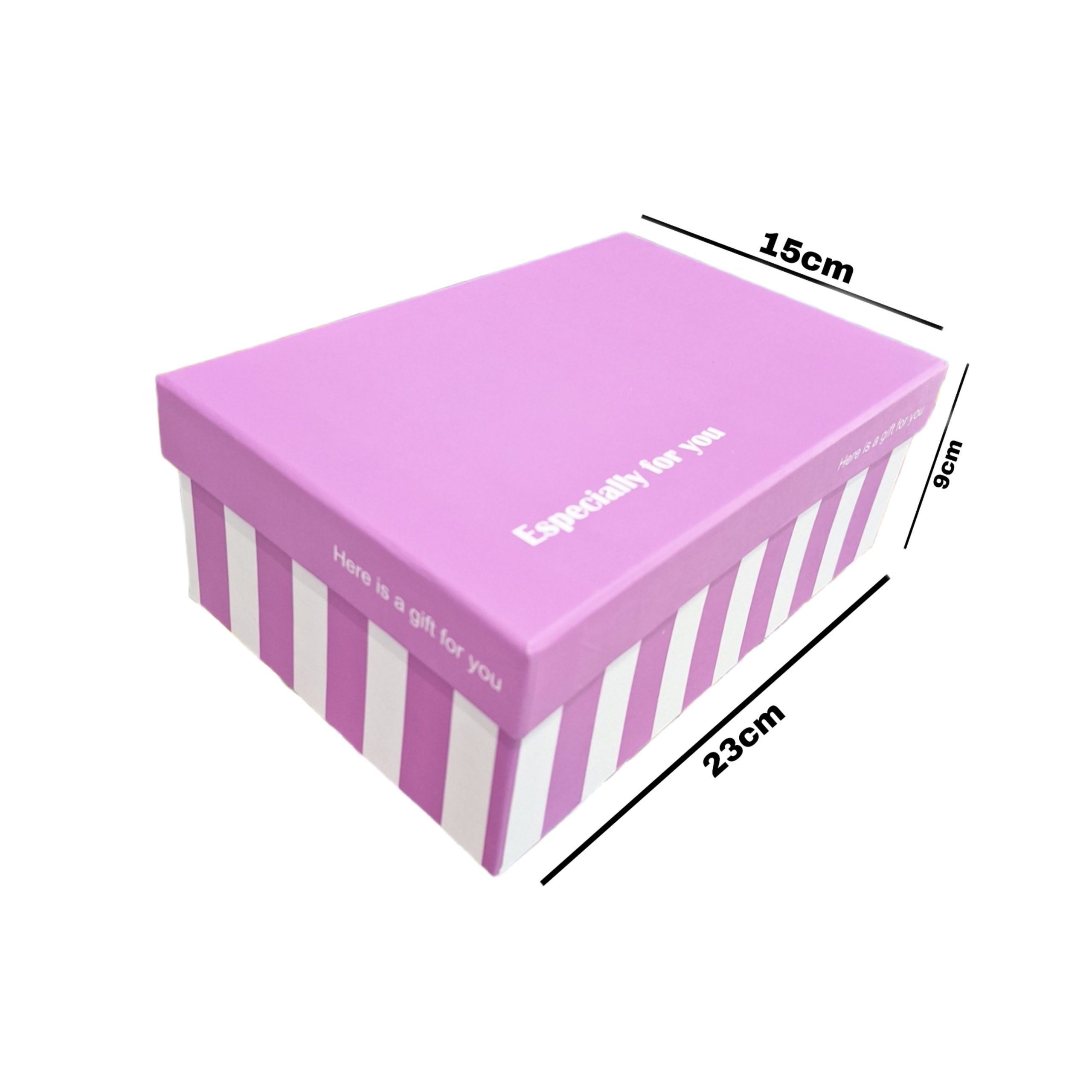 جعبه بنفش راه راه