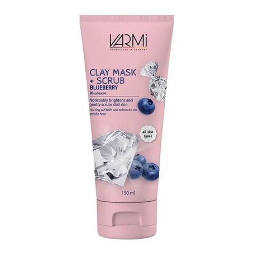 ماسک خاک رسی صورت بلوبری وارمی