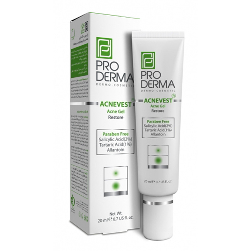 ژل ضد جوش و کنترل کننده چربی پوست پرودرما