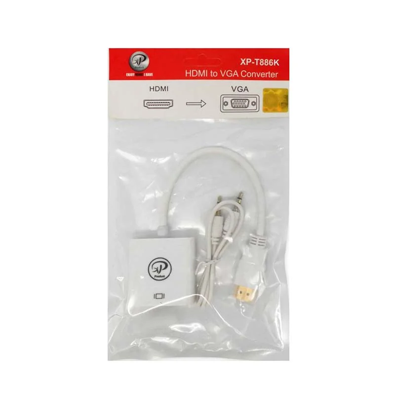 مبدل HDMI به VGA مدل XP-T886
