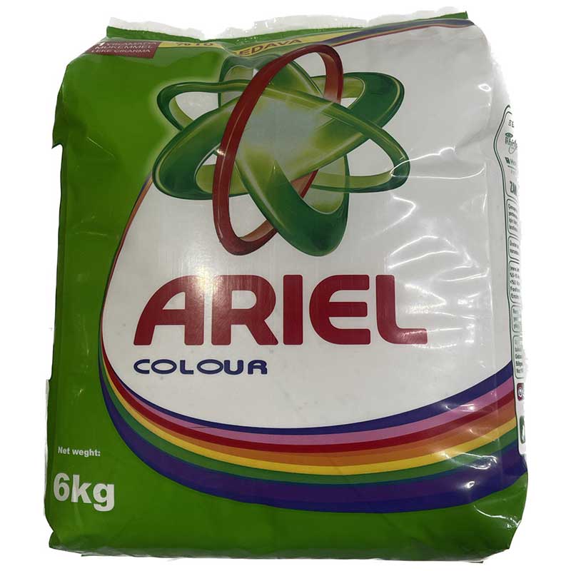 پودر ماشین لباسشویی آریل 6 کیلویی اصلی