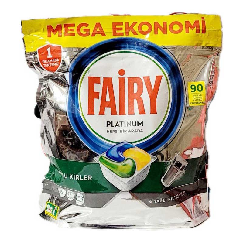 قرص ماشین ظرفشویی فیری پلاتینیوم 90 عددی