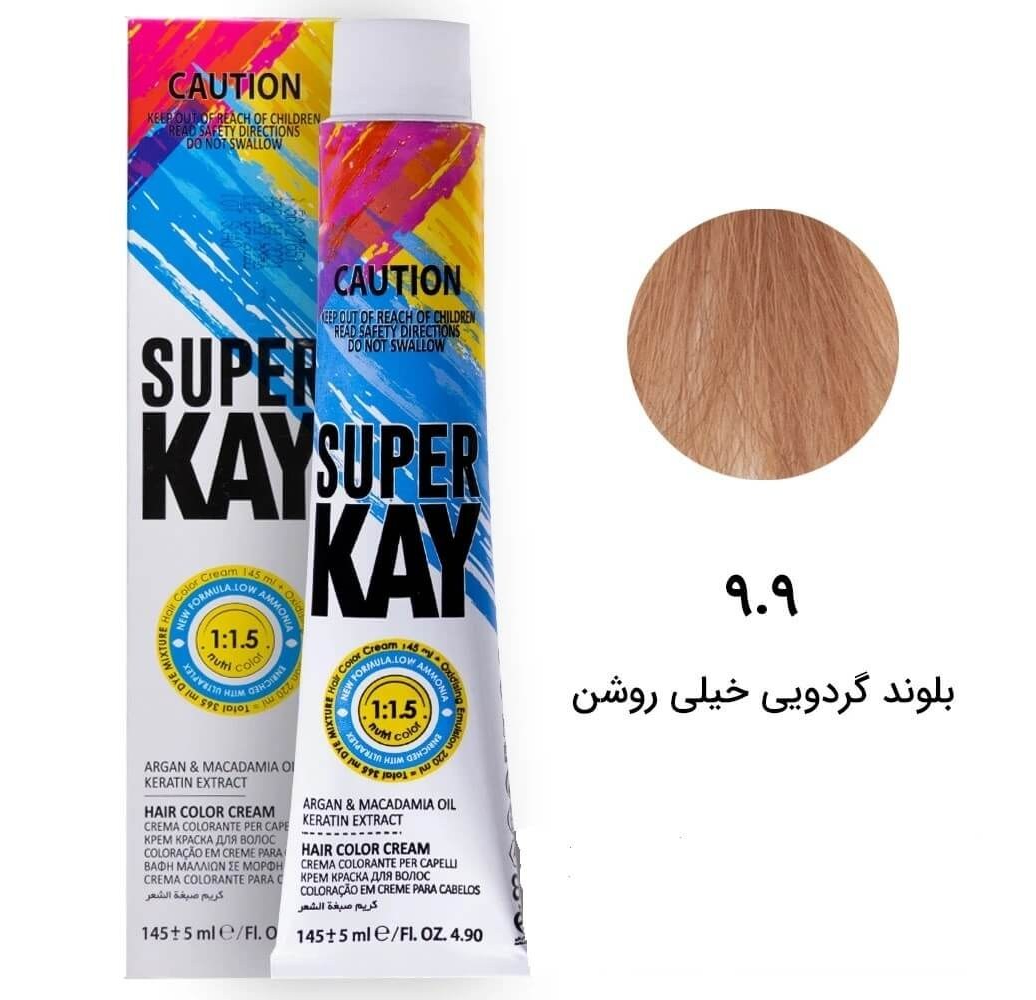 رنگ موی بدون آمونیاک سوپرکی 9.9