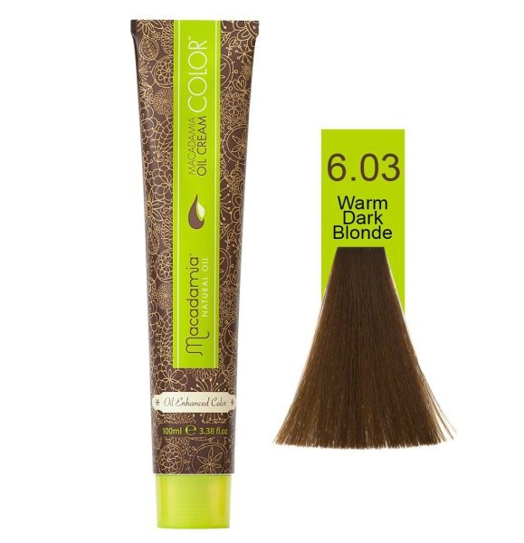 رنگ مو ماکادمیا سری طبیعی گرم کد 6.03