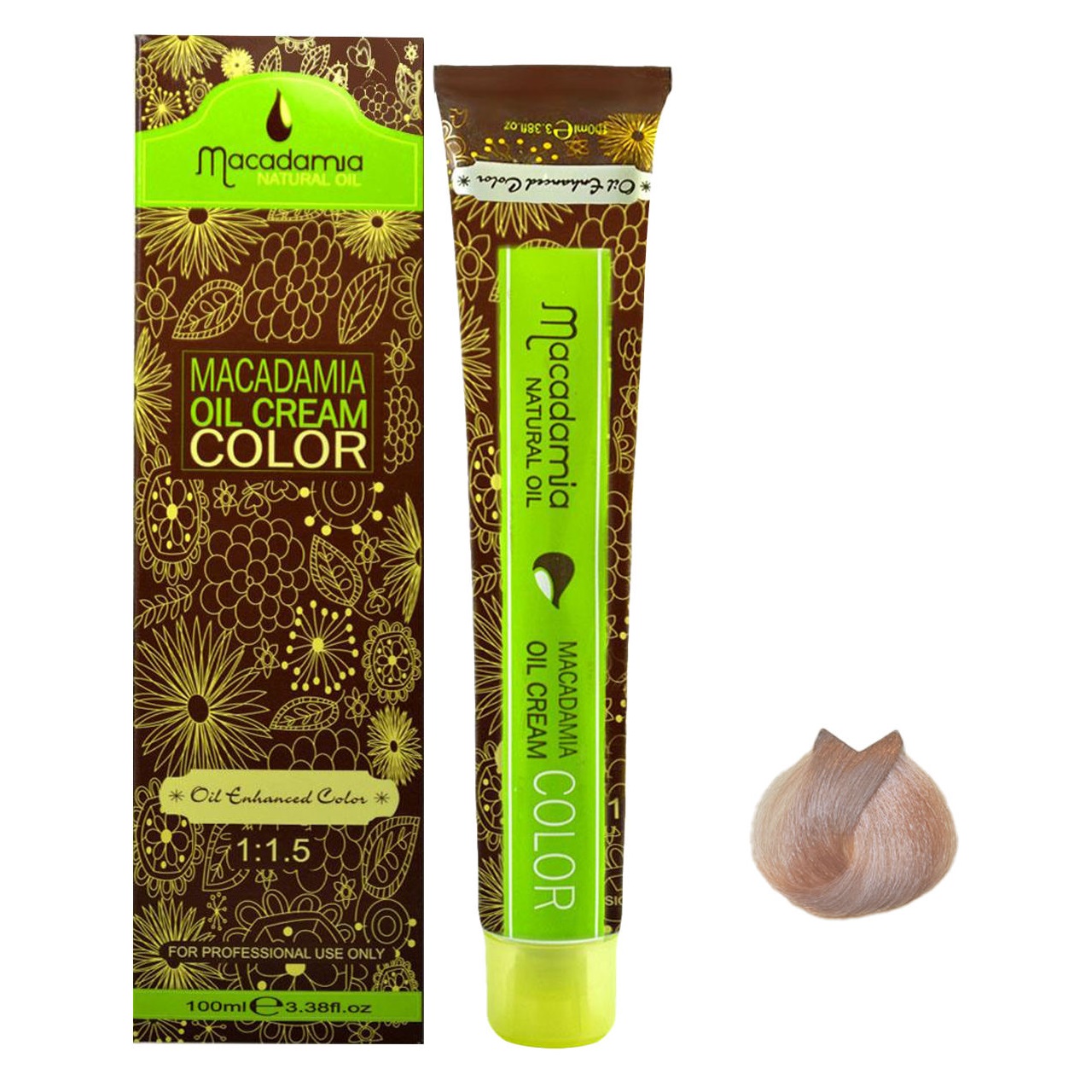 رنگ مو ماکادامیا شماره Mc3 رنگ شیرنسکافه حجم 100میل Macadamia