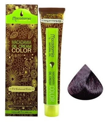 رنگ موی بدون آمونیاک ماکادمیا شماره 5.20 شرابی روشن Hair Color MACADAMIA Light Violet