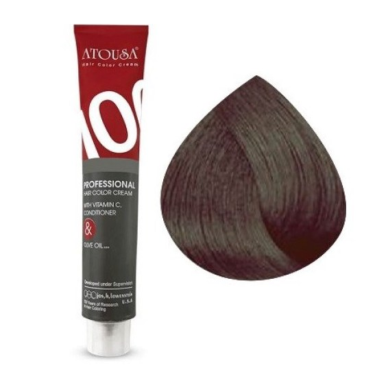 رنگ مو آتوسا شماره C5 حجم 100 میلی لیتر رنگ بلوند دودی تیره