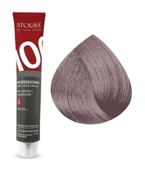 رنگ مو آتوسا شماره C10 حجم 100 میلی لیتر رنگ بلوند دودی خیلی خیلی روشن