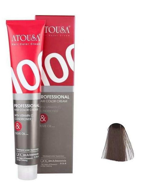 رنگ موی آتوسا 100 شماره A7-8.11 بلوند خاکستری روشن Atousa Color
