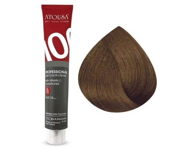 رنگ موی آتوسا 100 شماره G4-5.3 قهوه ای طلایی روشن Atousa Color