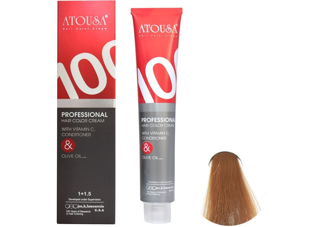 رنگ موی آتوسا 100 شماره 7.31 بلوند بژ متوسط Atousa Color
