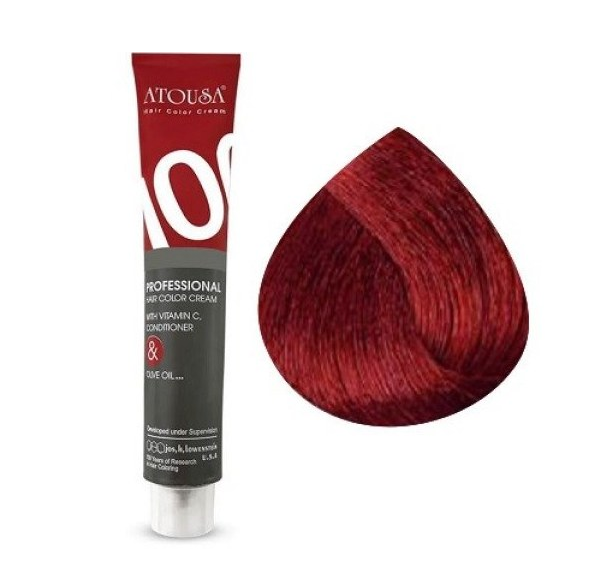 رنگ موی آتوسا 100 شماره 6.5 آلبالویی روشن Atousa Color