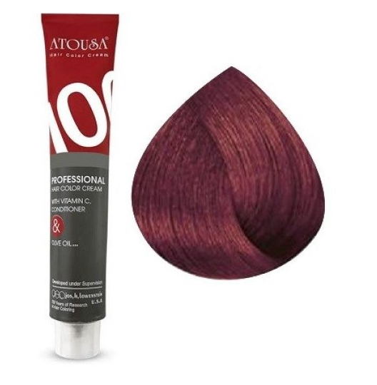 رنگ موی آتوسا 100 شماره 6.57 بلوند ماهاگونی تیره Atousa Color