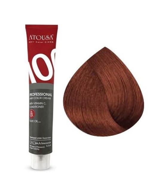 رنگ موی آتوسا 100 شماره K5-6.4 بلوند مسی تیره Atousa Color