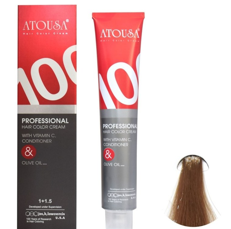 رنگ موی آتوسا 100 شماره NE6-7.00 بلوند متوسط قوی Atousa Color