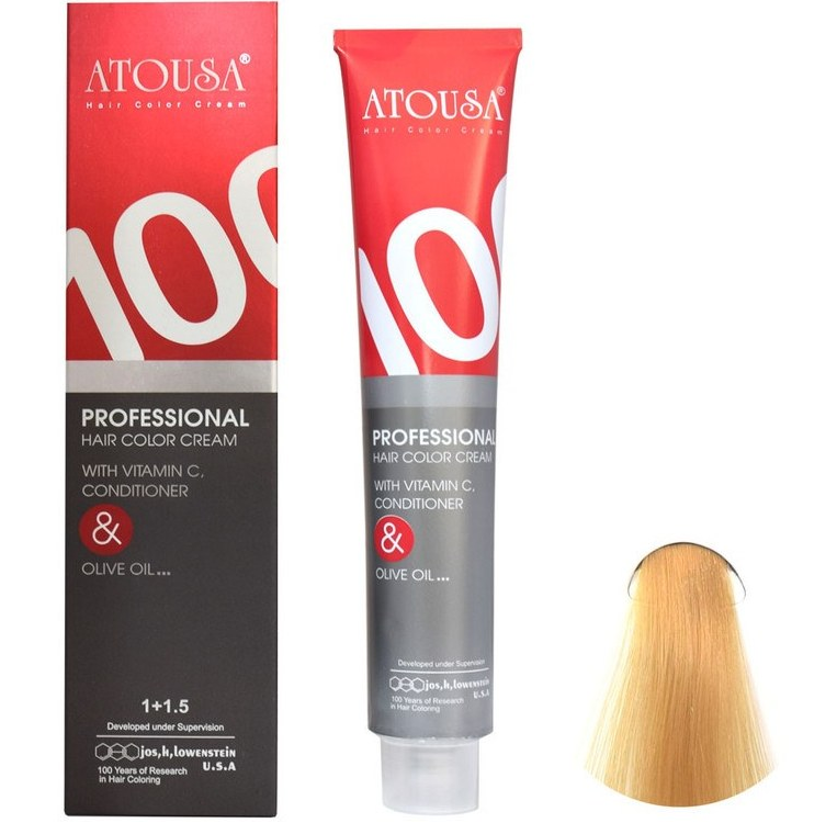 رنگ موی آتوسا 100 شماره 9.37 گندمی Atousa Color