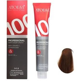 رنگ موی آتوسا 100 شماره W7-8.7 بلوند شکلاتی روشن Atousa Color