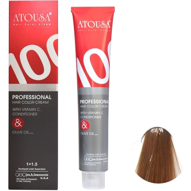 رنگ موی آتوسا 100 شماره 6.32 بلوند تنباکویی تیره Atousa Color