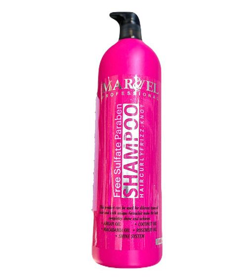 شامپو بدون سولفات موهای فر مارول Marvel Hair Curl Free Sulfate Shampoo 1000Ml