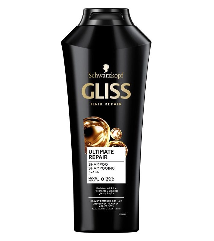 شامپو گلیس مشکی ترمیم‌کننده مو بخصوص موهای خشک،نازک و ضعیف مناسب برای آقایان و بانوان حجم:۵۰۰ میلی لیتر