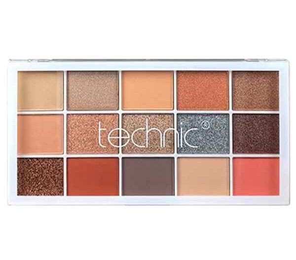 پالت سایه چشم تکنیک Technic اصل مدل Y2K | پیگمنت فشرده ۱۵ رنگ