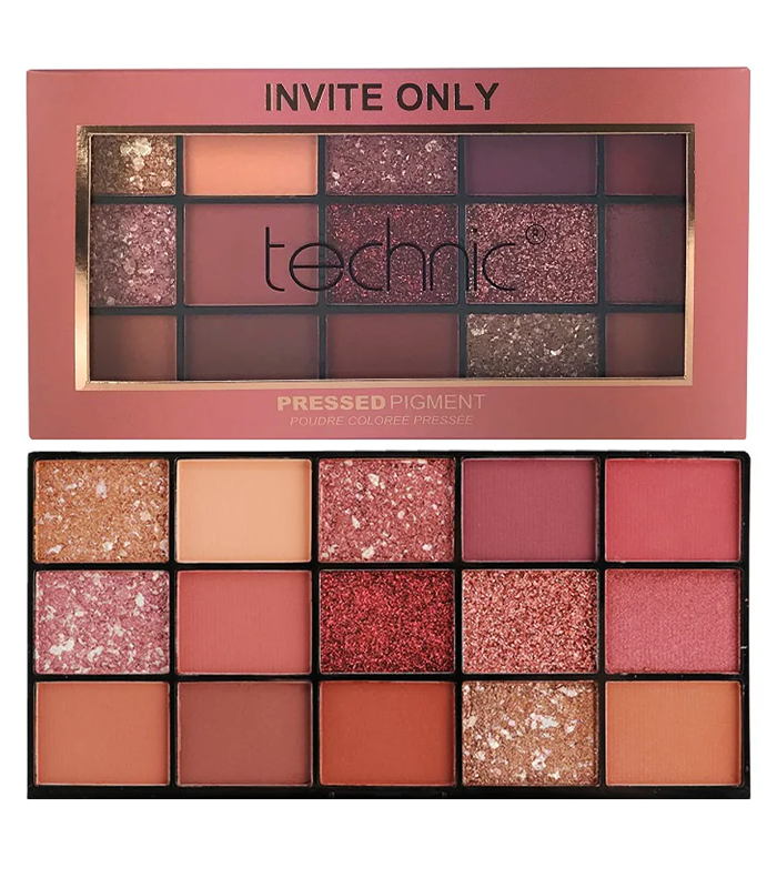 پالت سایه 15 رنگ تکنیک technic مدل invite only