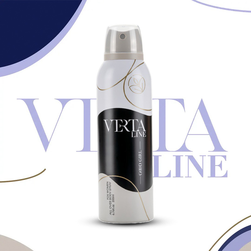 اسپری بدن زنانه ورتالاین مدل گودگرل حجم 200 میل