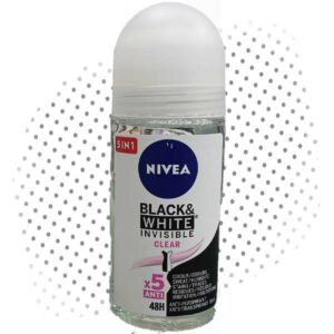 رول ضد تعریق زنانه نیوآ 50 میل black & white invisible clear