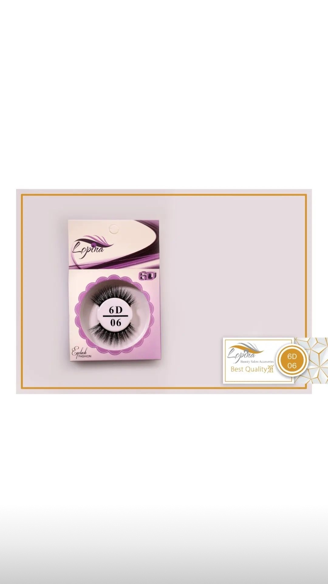 مژه 6بعدی لوپینا کد 06