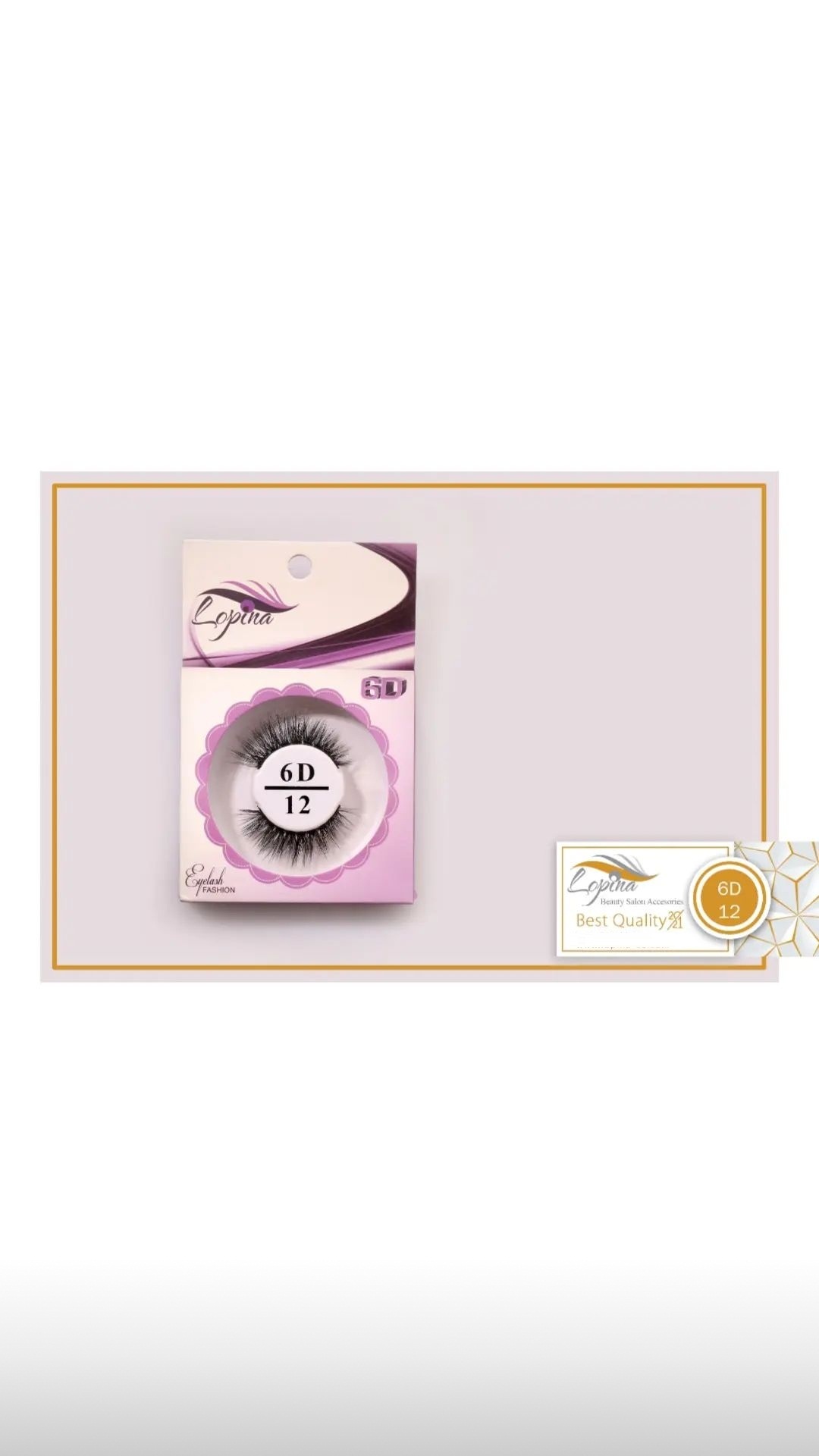 مژه 6بعدی لوپینا کد 12