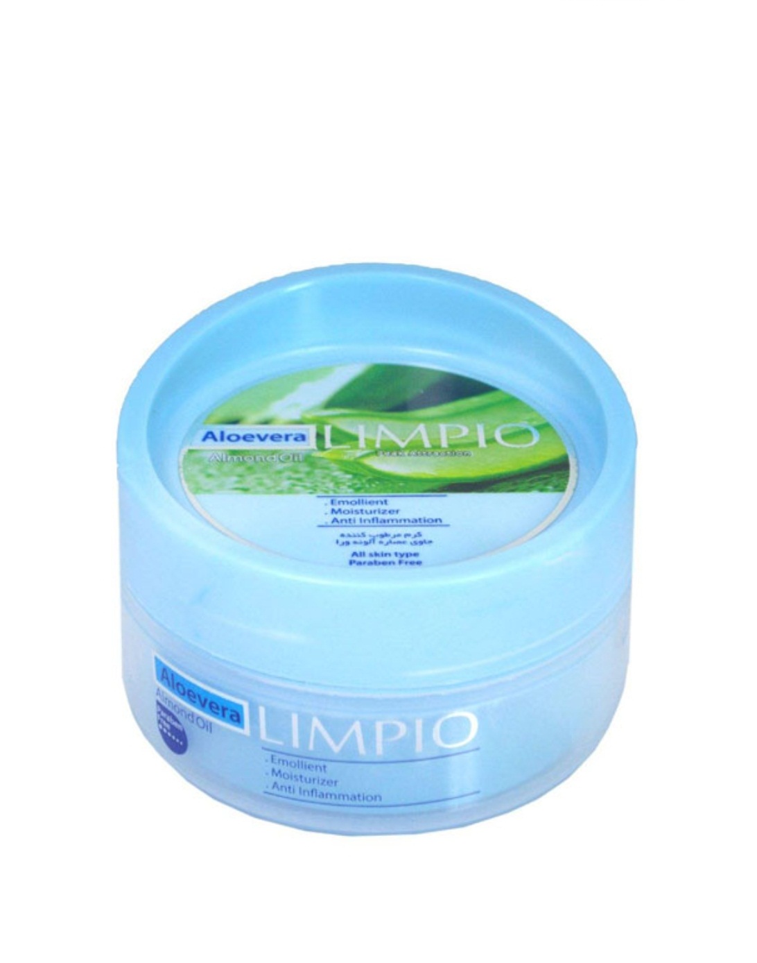 کرم مرطوب کننده کاسه ای لیمپیو حاوی عصاره آلوئه ورا
