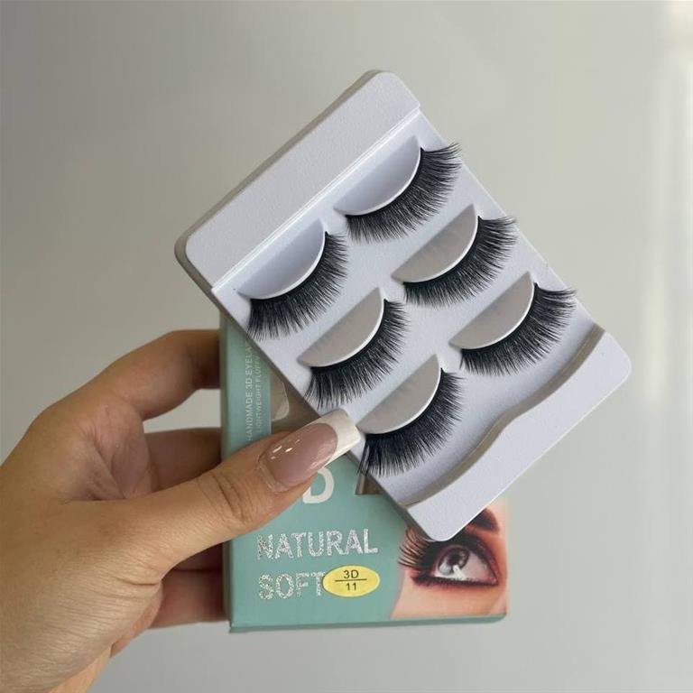 مژه 3 بعدی H.R.Y سه جفتی کد 11