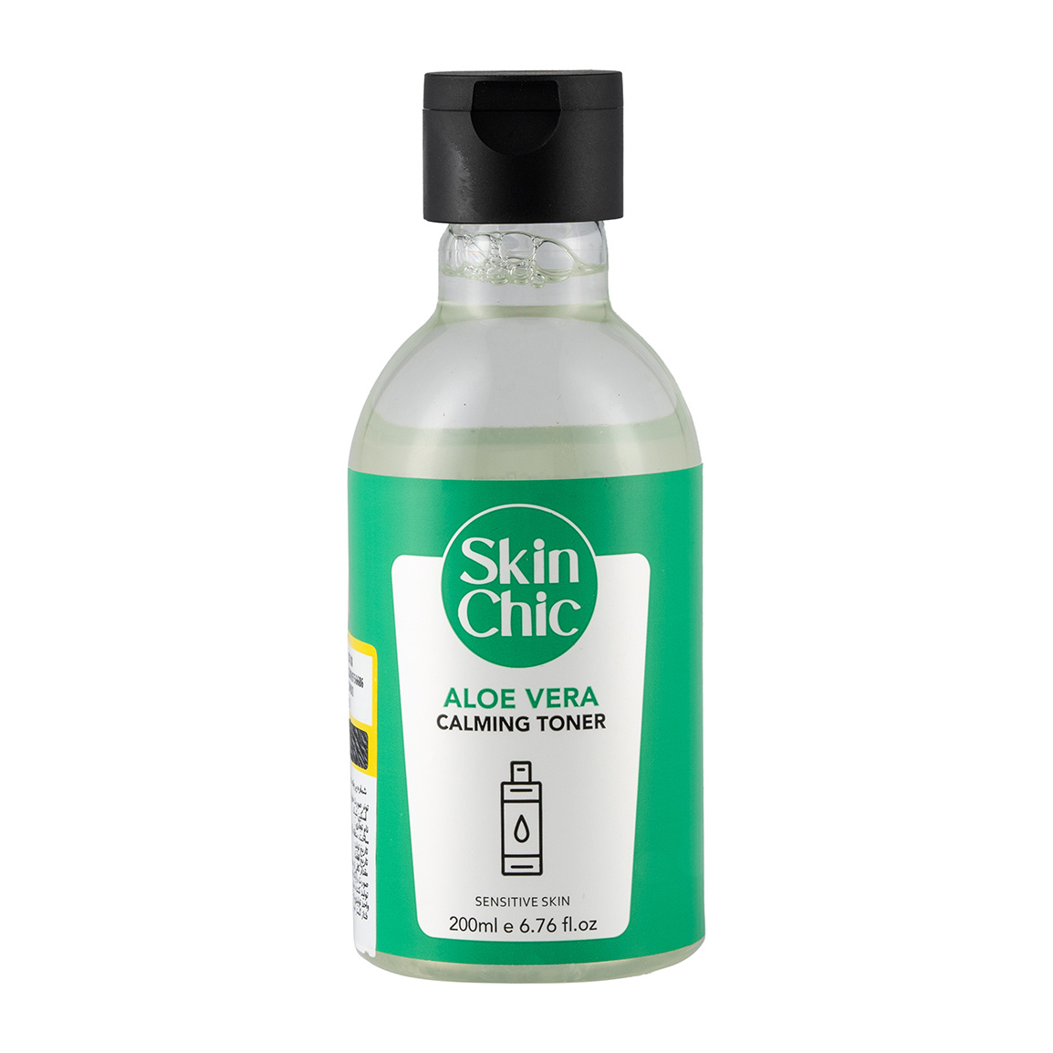 تونر صورت حاوی الوئه ورا اسکین شیک مناسب پوست حساس