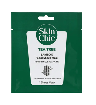 ماسک صورت ورقه ای درخت چای با عصاره بامبو اسکین شیک