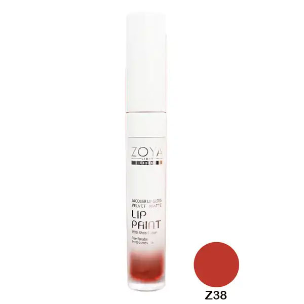 رژلب مایع مات زویا شماره Z38