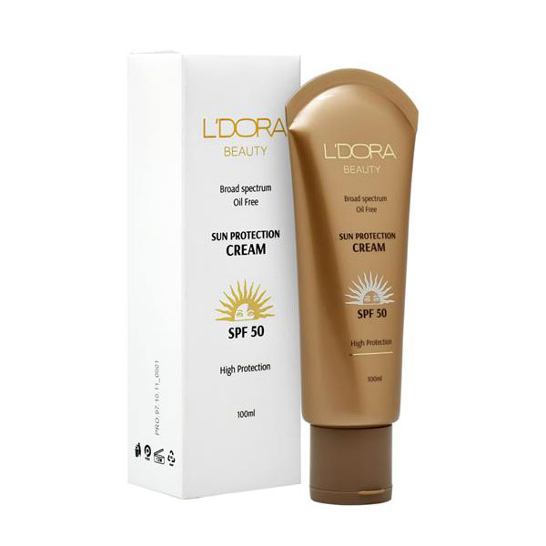 کرم ضد آفتاب بدون رنگ و فاقد چربی لدورا