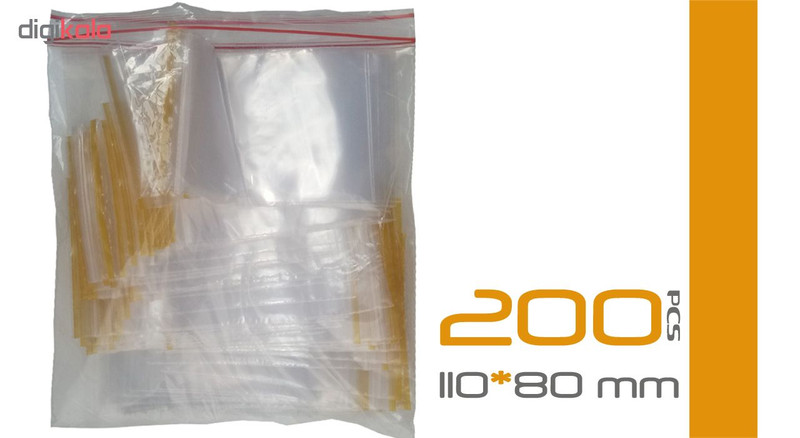 کیسه زیپ دار مدل N11 بسته 200 عددی