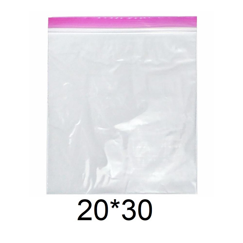  کیسه زیپ دار مدل دو زیپ کد 20x30 بسته 200 عددی