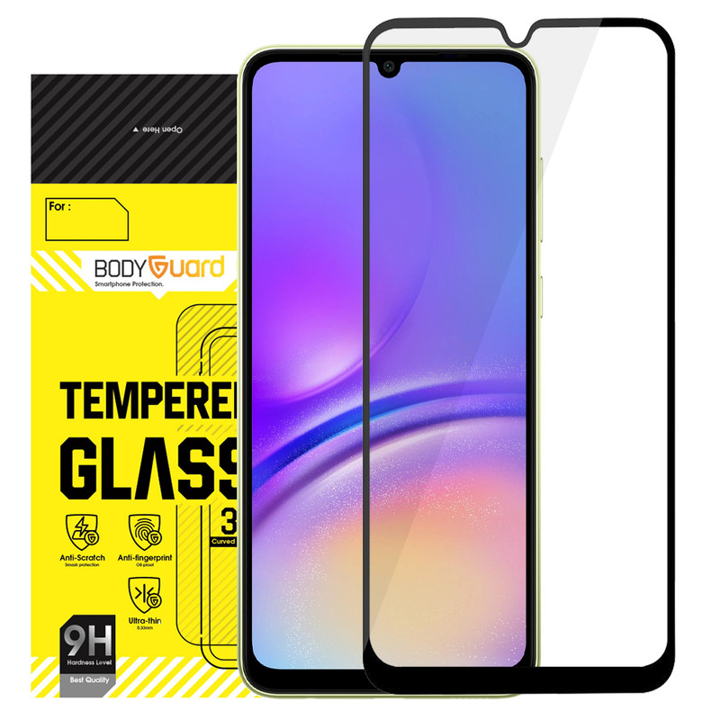 محافظ صفحه نمایش شیشه ای بادیگارد مدل FS مناسب برای گوشی موبایل سامسونگ Galaxy A07