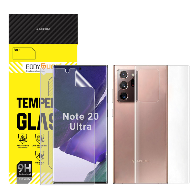 محافظ صفحه نمایش بادیگارد مدل Hydrogel 2 مناسب برای گوشی موبایل سامسونگ Galaxy Note 20 Ultra به همراه محافظ پشت گوشی