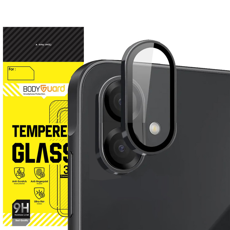 محافظ لنز دوربین شیشه‌ای بادیگارد مدل رینگی مناسب برای گوشی موبایل سامسونگ Galaxy A07