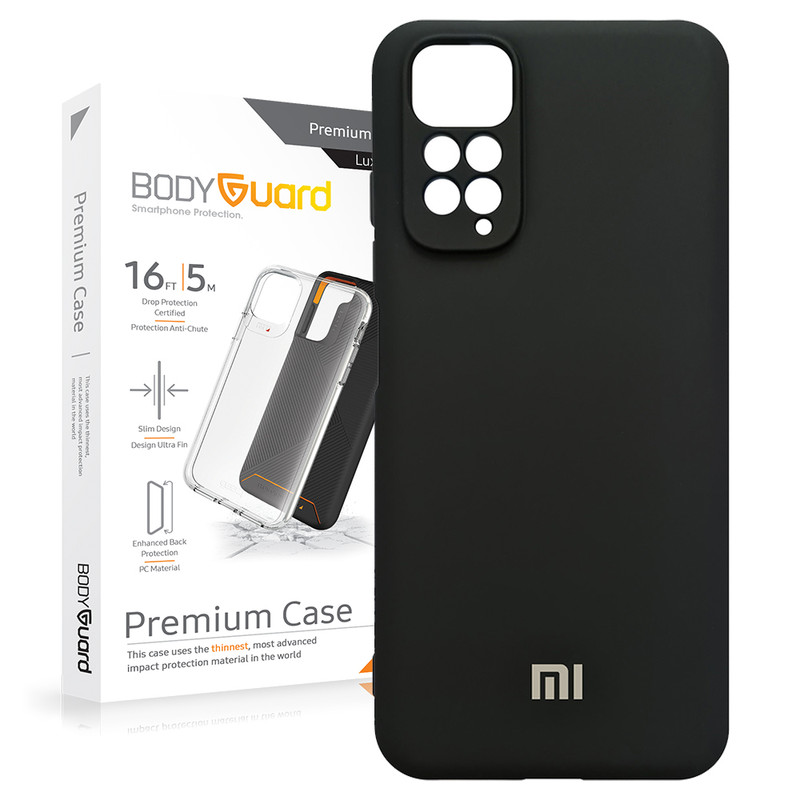 کاور بادیگارد مدل سیلیکونی مناسب برای گوشی موبایل شیائومی Redmi Note 11 / 11S