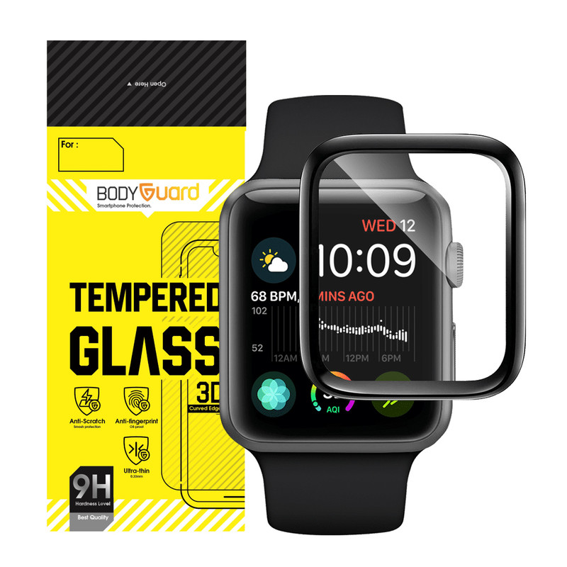 محافظ صفحه نمایش بادیگارد مدل PMMA مناسب برای اپل واچ 44 میلی متری
