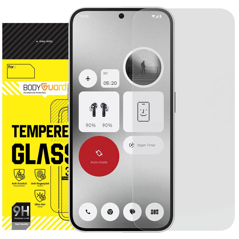 محافظ صفحه نمایش بادیگارد مدل Clear مناسب برای گوشی موبایل ناتینگ فون Nothing Phone 3